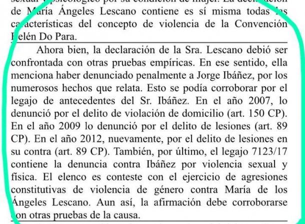 Denuncia María de los Ángeles Lescano