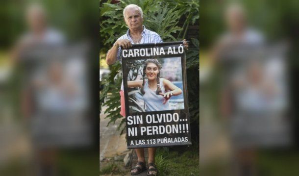 Edgardo Aló, el padre de Carolina Aló, hizo todo lo posible por evitar que liberen al femicida de su hija