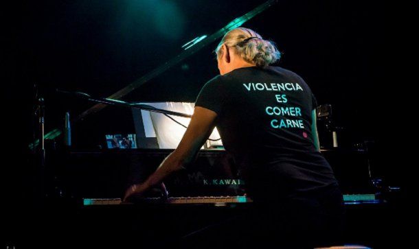 Liliana Felipe en concierto.