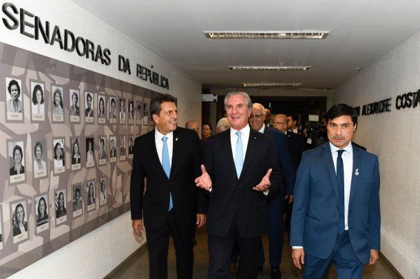 Sergio Massa se reunió con el ex presidente Fernando Collor de Melo
