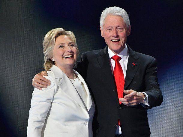 Hillary y Bill Clinton, ex presidente de Estados Unidos