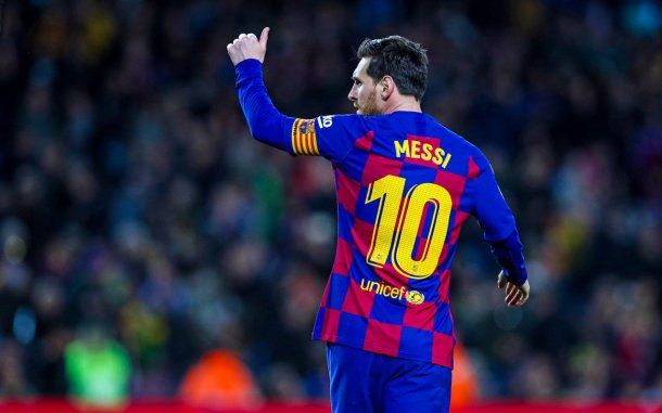 La alegría de Lionel Messi tras el 1 a 0