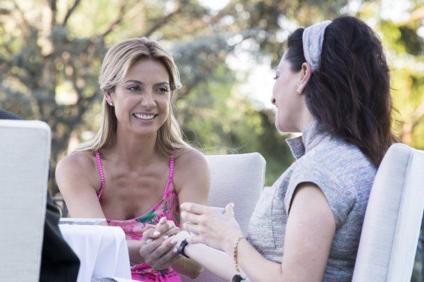 La Primera Dama de Argentina, Fabiola Yáñez, tomó un té en los jardines de la Quinta de Olivos con la mujer del premier de Armenia
