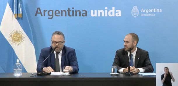 Matías Kulfas y Martín Guzmán anunciaron medidas