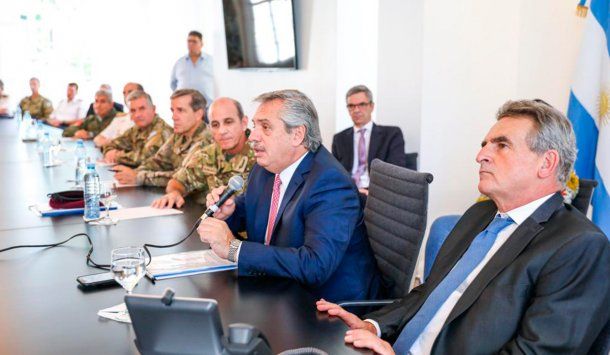 Alberto Fernández instruyó a las Fuerzas Armadas para que actúen ante cuarentena por coronavirus