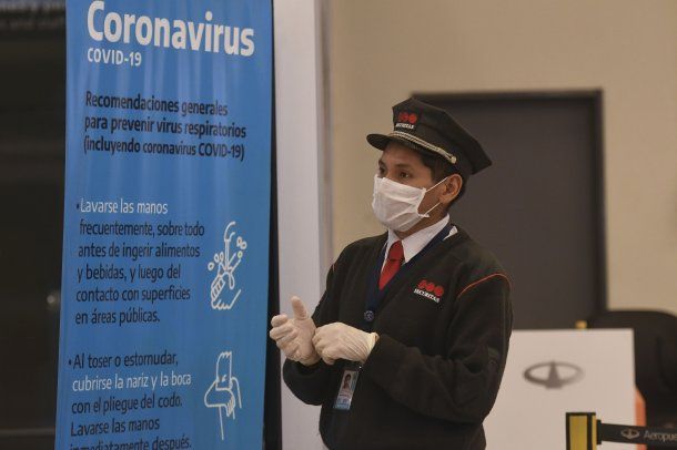 Se intensificaron los controles en Ezeiza por la pandemia de coronavirus