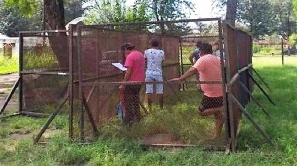 Jujuy: ponían a los que incumplian cuarentena en una jaula