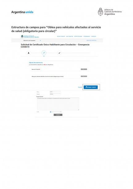 La “Oblea para vehículos afectados al servicio de salud (obligatorio para circular)” permite al personal de hospitales y sanatorios avanzar por carriles exclusivos