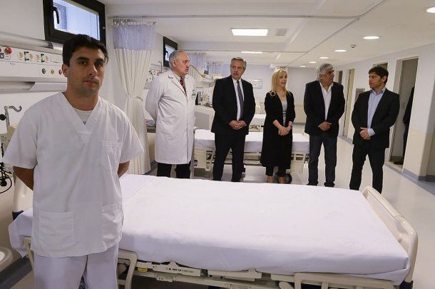 De la recorrida también participó el gobernador de la provincia de Buenos Aires, Axel Kicillof