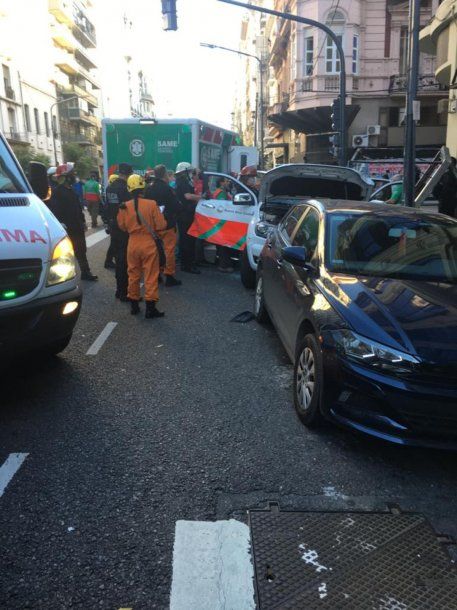 Alberto Crescenti, director del SAME, sufrió un accidente en el centro porteño