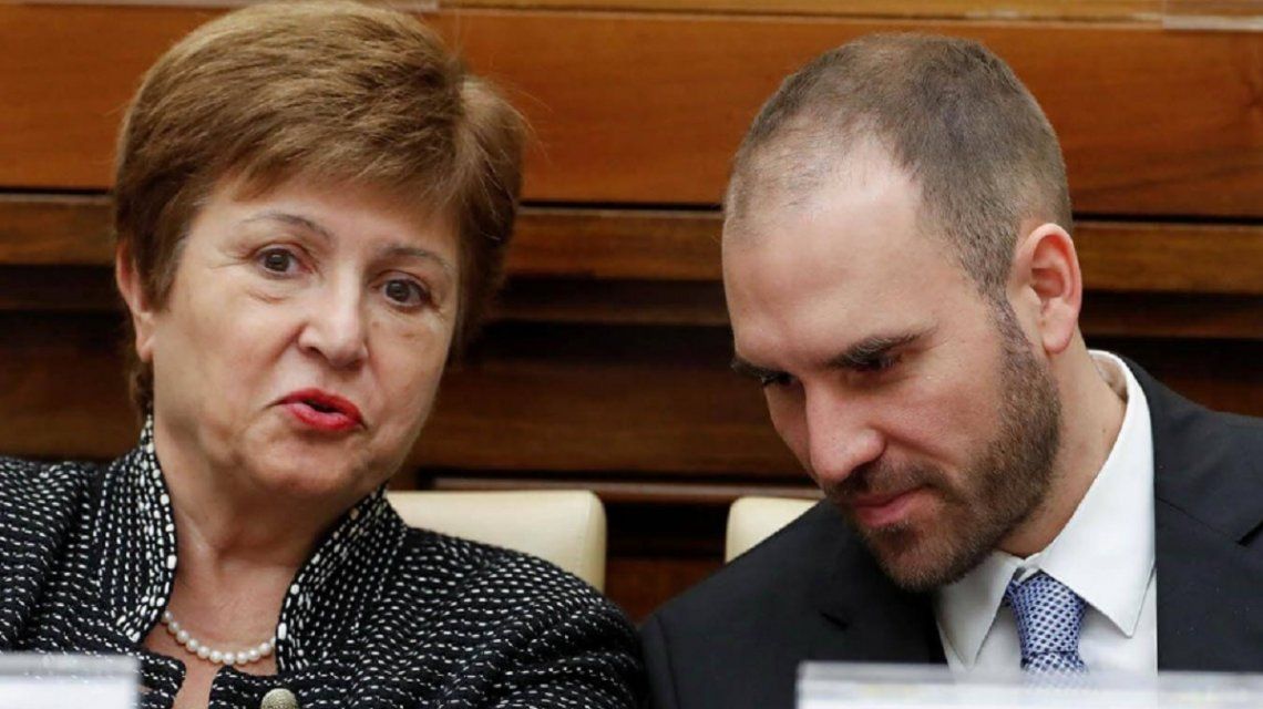 Kristalina Georgieva y Martín Guzmán