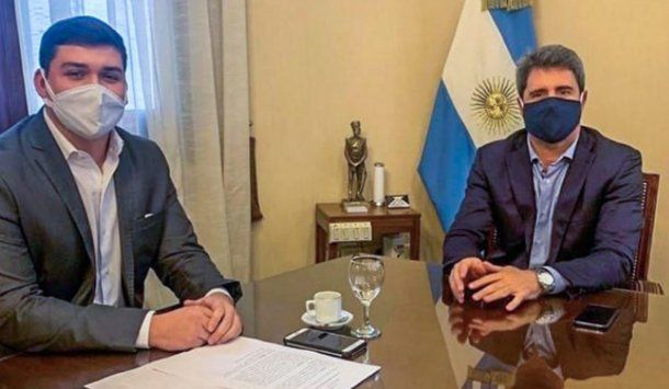 El diputado nacional Francisco Guevara reunido con el gobernador de San Juan Sergio Uñac