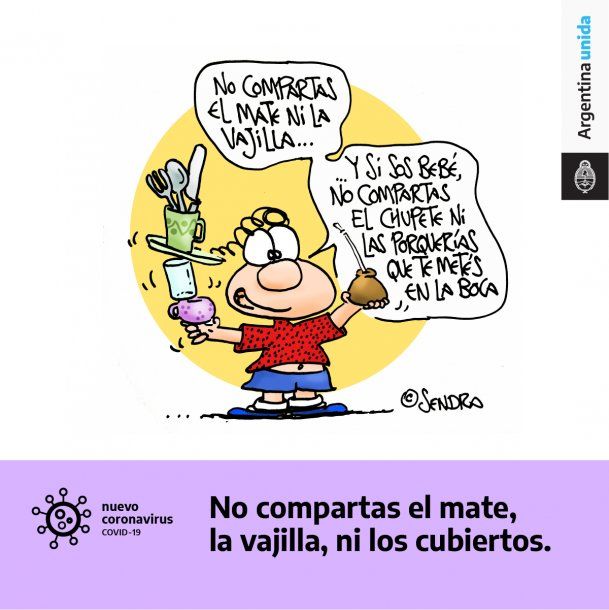 Sendra junto a 'Yo, Matias' se sumaron a la inciativa contra el coronavirus Covid-19