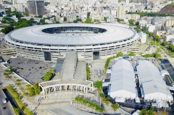 Brasil: construyeron un hospital para enfermos con coronavirus al lado del Maracaná de Río de Janeiro