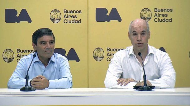 Fernán Quirós y Horacio Rodríguez Larreta, blanco de críticas de Eduardo Valdés, uno de los legisladores más cercanos a Alberto Fernández por no condenar la marcha anticuarentena