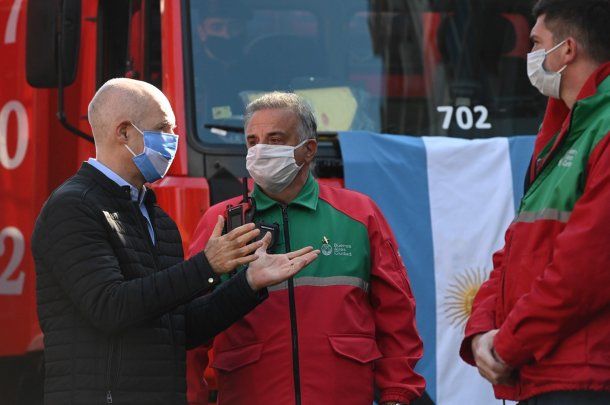 Horacio Rodríguez Larreta y Alberto Crescenti