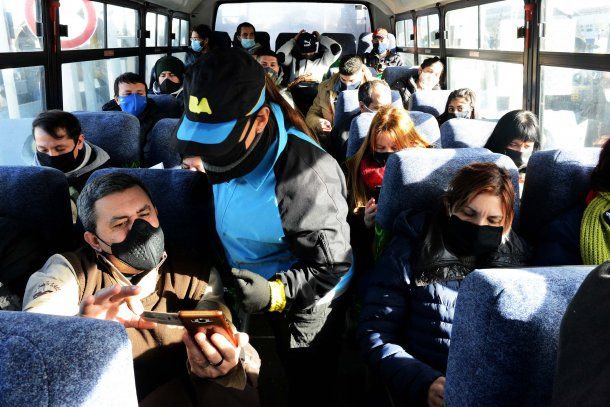 Fuertes controles en el transporte público en el marco de la cuarentena estricta 