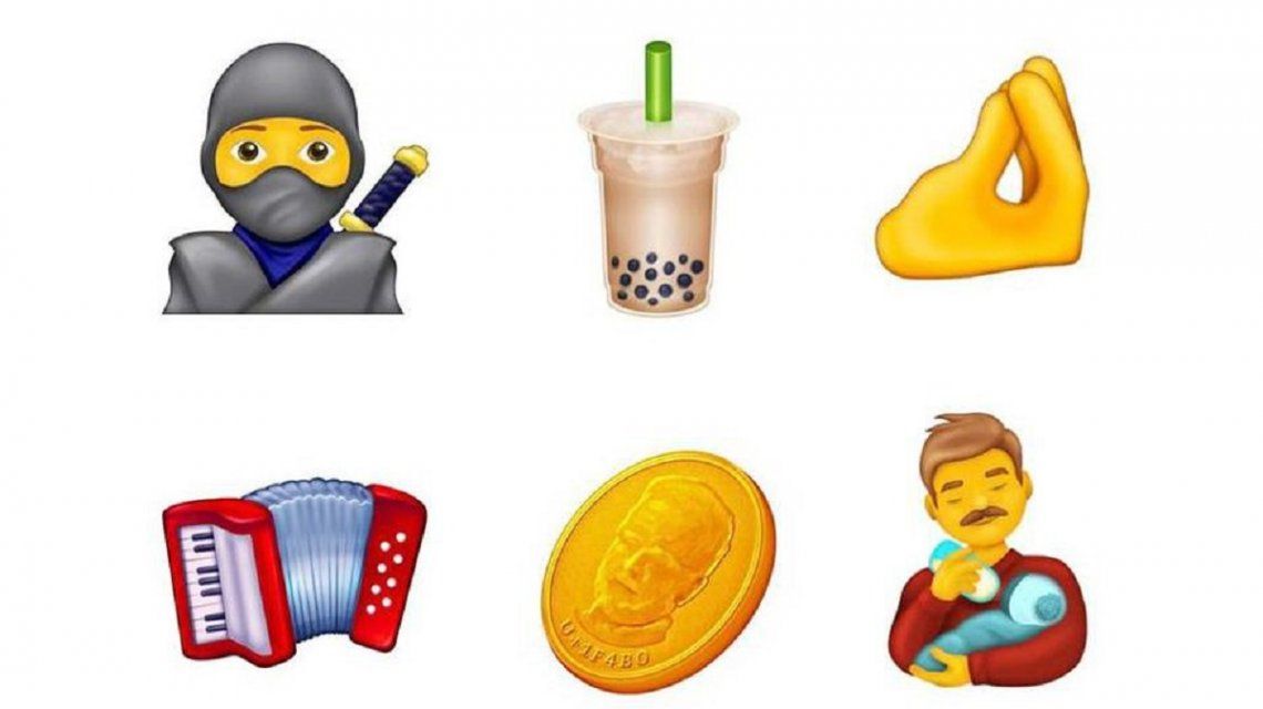 Los 117 nuevos emojis que llegarán a los celulares