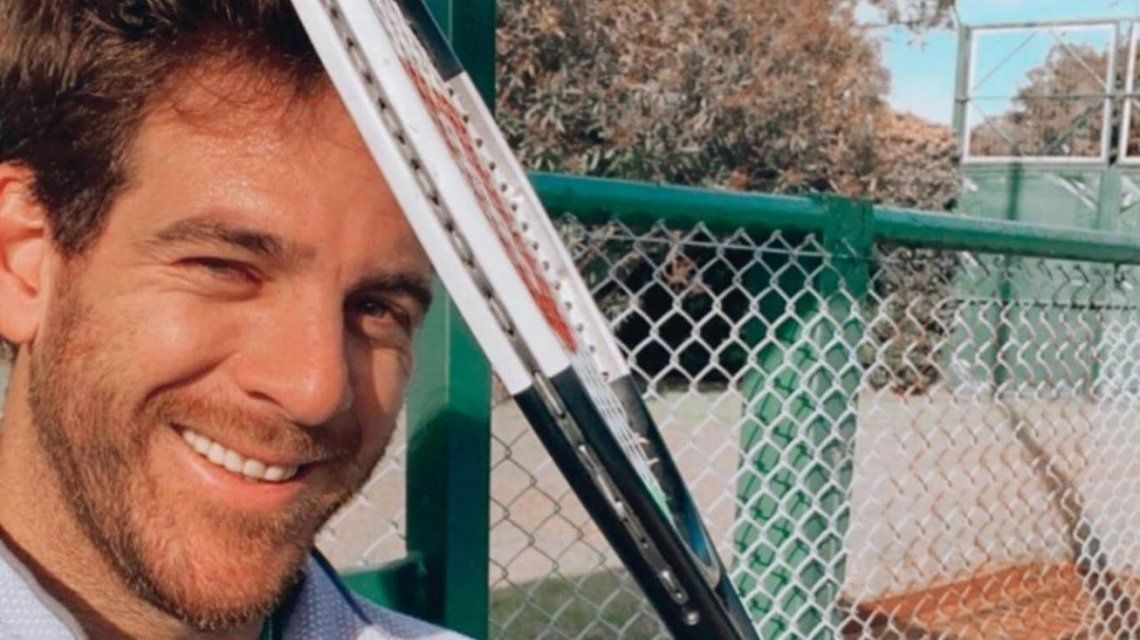 Del Potro recibió el alta tras su operación de rodilla