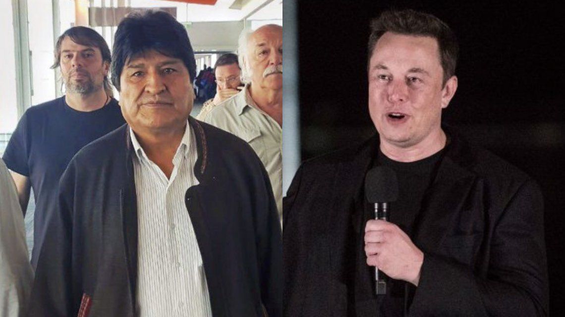 Evo Morales salió al cruce de Elon Musk