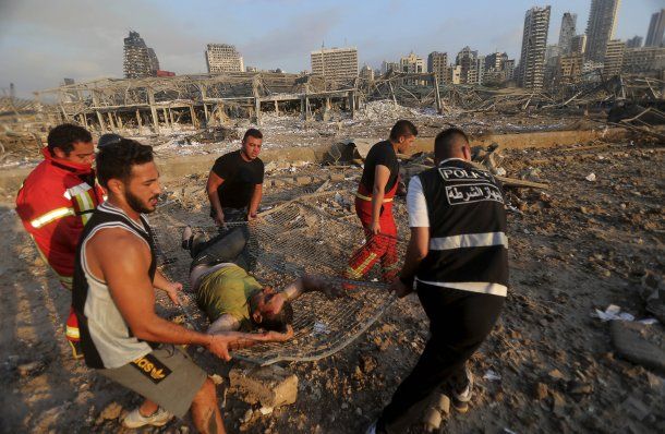 Unas 4000 personas resultaron heridas por la explosión en Beirut