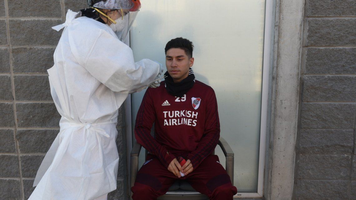 River: Gonzalo Montiel dio positivo de coronavirus. Foto: @RiverPlate