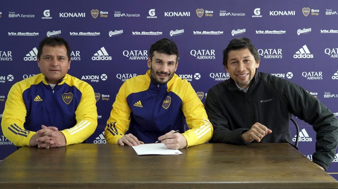 Javier García firmó con Boca hasta 2022