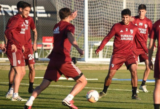 River se prepara para la reanudación de la Copa Libertadores. Foto: Twitter oficial de River.