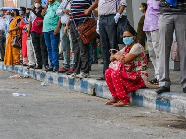 India registró el récord global de nuevos casos de coronavirus.