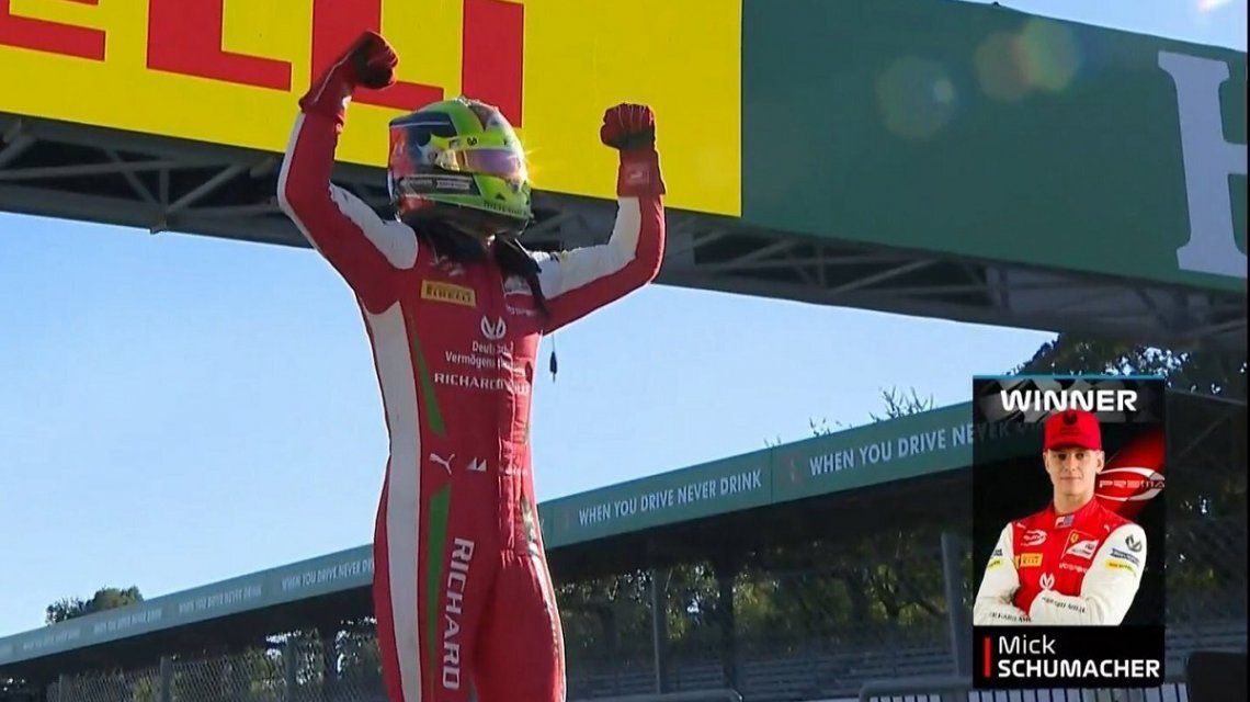 Mick Schumacher tuvo su primera victoria en Monza