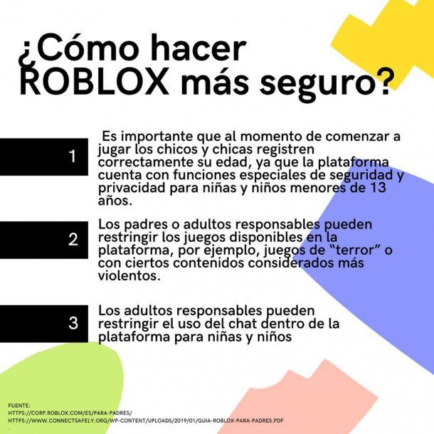 Roblox: Cómo proteger cuentas de niños y menores -Guía para padres