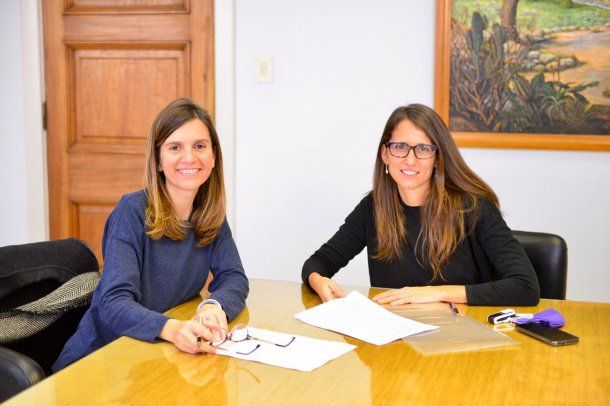 María Fernanda Raverta y Elizabeth Gómez Alcorta