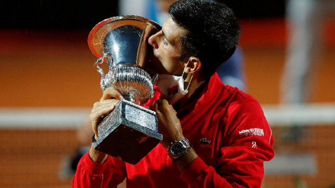 Novak Djokovic se consagró campeón del Masters 1000 de Roma