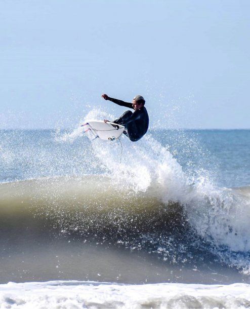 Vuela Radziunas. Es el mejor junior del momento pero ya se codea con los top de Open en el país.