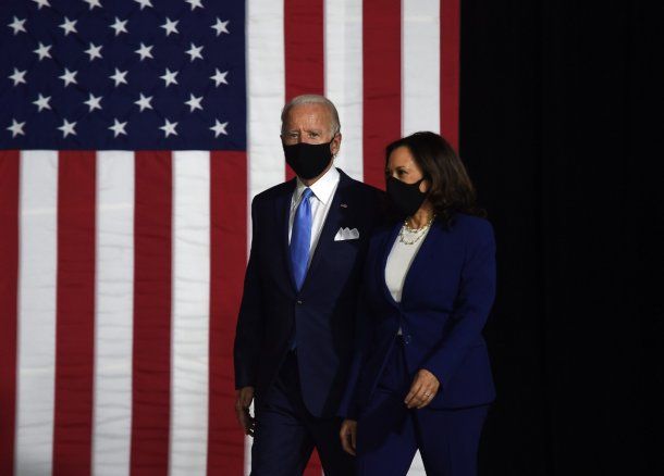Joe Biden oficializó su candidatura con Kamala Harris como compañera de fórmula