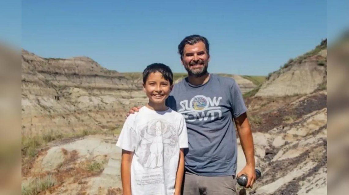 Canadá: un chico salió de excursión y descubrió un dinosaurio de 69 millones de años