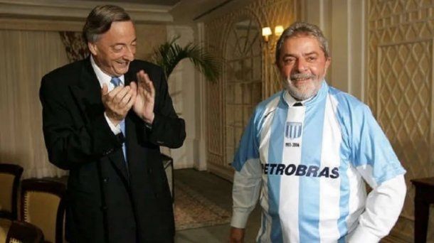 Néstor Kirchner y Lula Da Silva.
