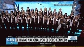 El emotivo Himno Nacional en la voz del Coro Kennedy El emotivo Himno Nacional en la voz del Coro Kennedy