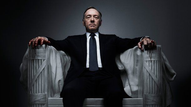 Kevin Spacey como Frank Underwood en 