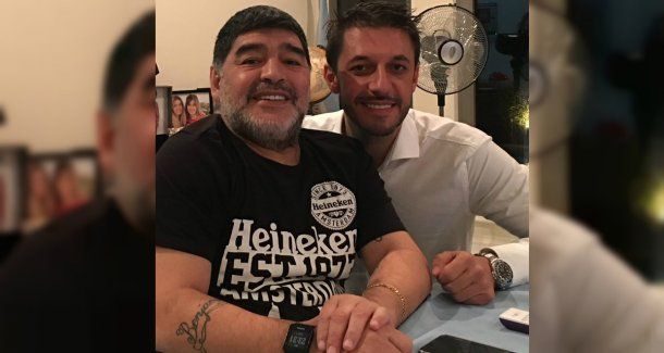 Maradona y Morla en Dubai y la foto de la polémica