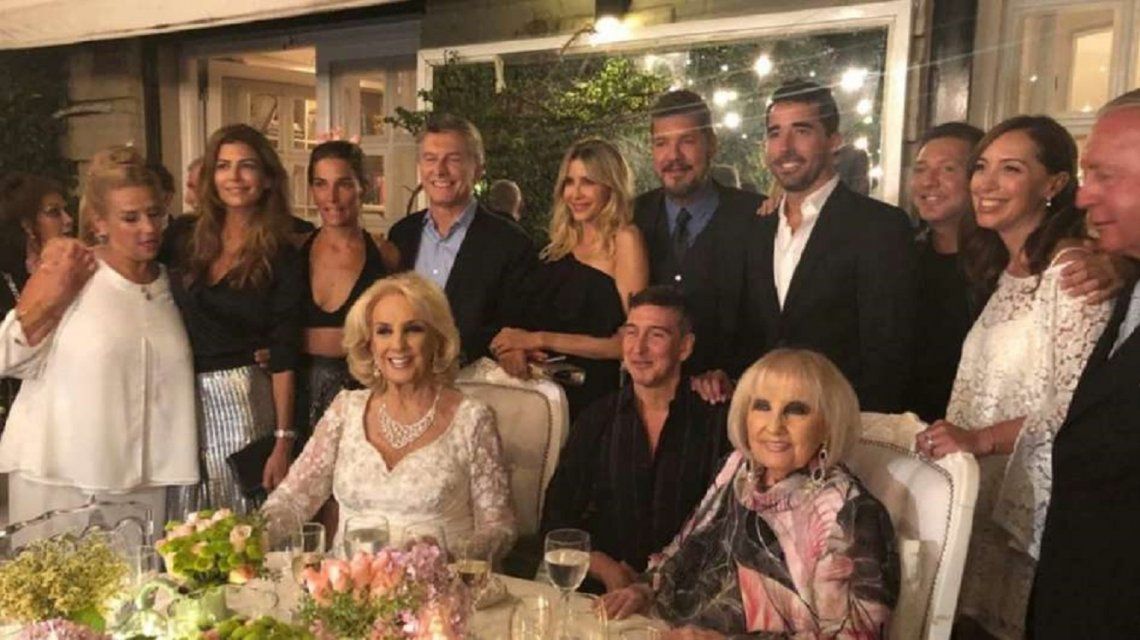 El cumpleañoa de Mirtha con invitados de lujo