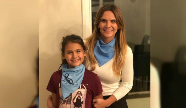 Amalia y su hija Uma <br>