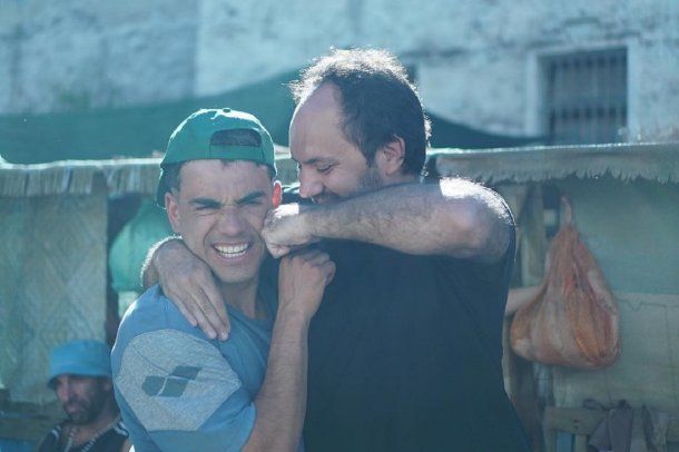 Abel Ayala y Alejandro Ciancio, director de El Marginal 3 (gentileza Cony La Greca)