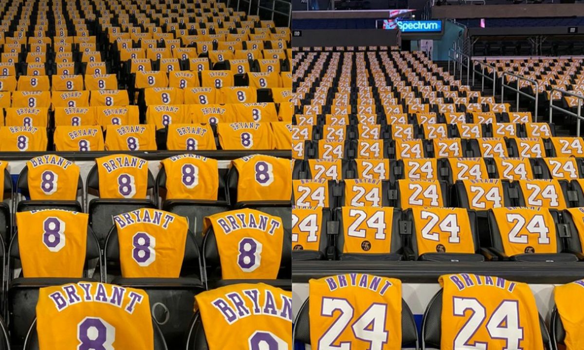Todos Con La 8 Y La 24 El Estadio De Los Angeles Lakers Se Viste
