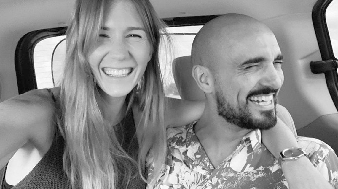 Nació Agustín, el hijo de Abel Pintos y Mora Calabrese