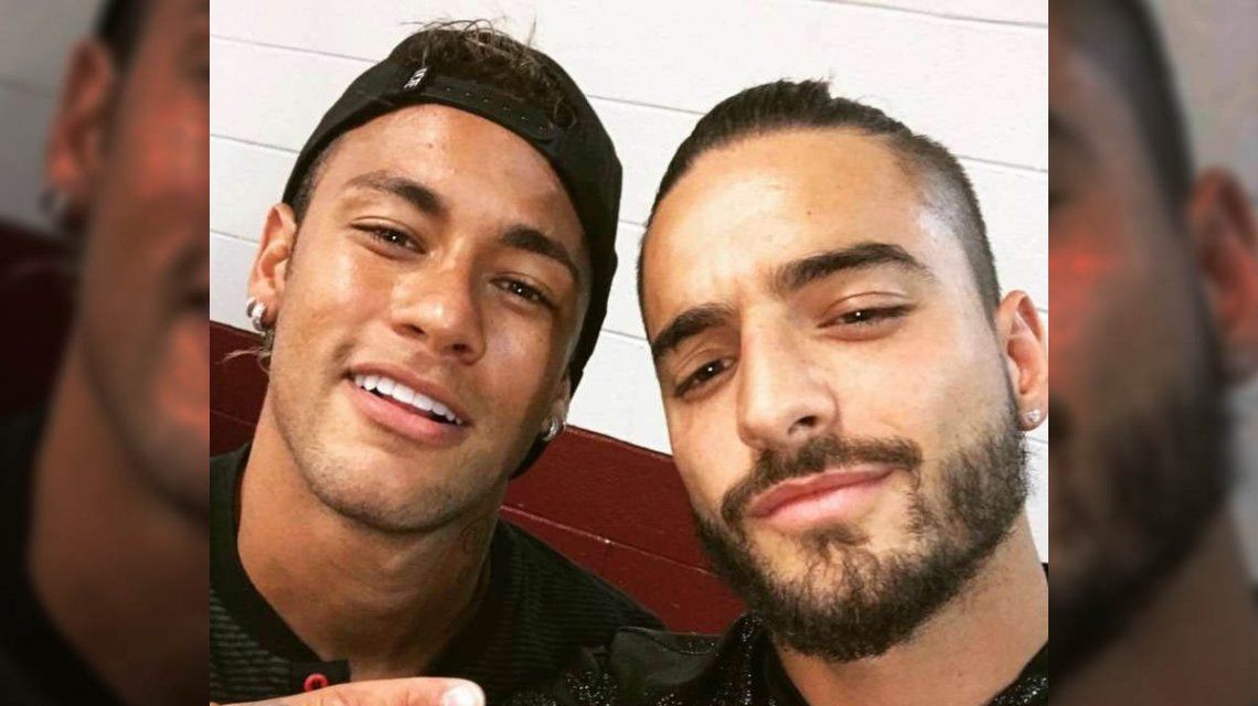 Maluma cerró su Instagram luego de que Neymar se burlara de él