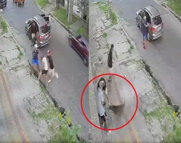 Robo piraña en Lanús: 6 ladrones lo golpearon para robarle y lo salvó un perro