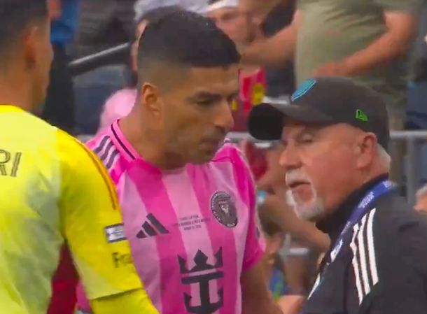 Escandaloso final en la Leagues Cup: empujones, trompadas y hasta Luis Suárez escupiendo a un rival