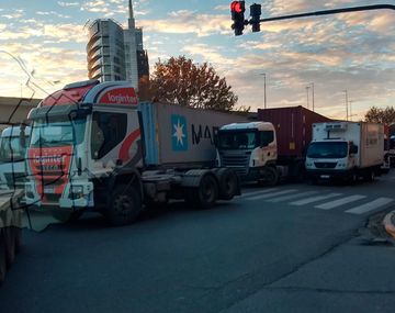Mapa de cortes por las protestas de camioneros: caos de tránsito en la Ciudad