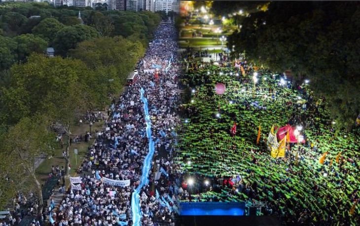 El mapa de los cortes de calle durante el histórico debate por el aborto en el Senado